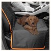 Unique Bargains 5 Layer 600D Oxford Cloth with Side Flaps Front Seat Full Protection Dog Car Seat Cover Black 1 Pc - image 4 of 4