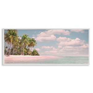 Stupell Industries Clear Water Tropical Beach Coast, 30" x 13" - 1 of 4