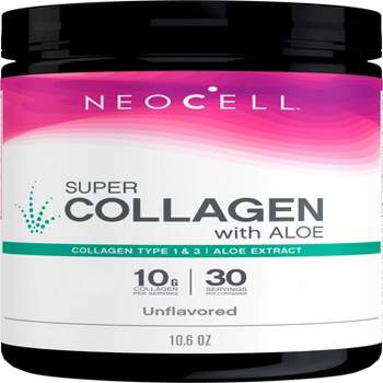 NeoCell Super Collagen with Aloe, Unflavored Powder, 30 Servings; 10.6 Ounces