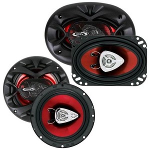 New BOSS CH6530 6.5" 300 Watt and Boss CH4630 4x6" 250 Watt Car Audio Speakers - 1 of 4