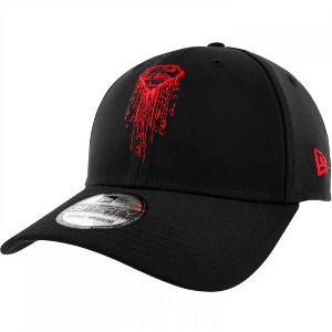 Adult Superman Spray Paint Drip Logo New Era 39Thirty Fitted Hat - 1 of 4