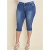 VENUS Womens Cindy Capri Jeans - 2 of 4