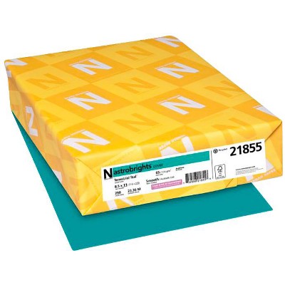 Astrobrights Card Stock, 8-1/2 x 11 Inches, Terrestrial Teal, pk of 250