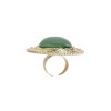 SOHI Women's Forest Green Riverie Opulence Statement Ring - 4 of 4