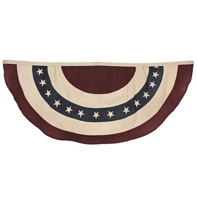 Beistle Americana Fabric Bunting, 4', (1/Pkg) Multicolored