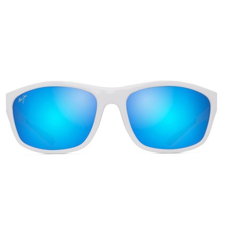 Maui jim hotsell white frame sunglasses