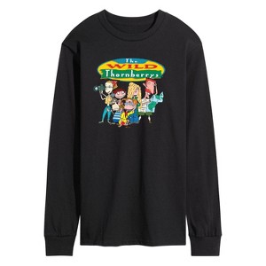 Men's - The Wild Thornberrys - Eliza Thornberry and Family Logo Long Sleeve Graphic T-Shirt - 1 of 3