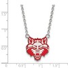 Black Bow Jewelry Sterling Silver Arkansas State Red Wolves NCAA Necklace 18 Inch - 2 of 4