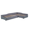 YOOCOZZ Upholstered Double Twin Size Daybed with Trundle and Drawer - 4 of 4