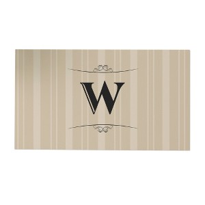 Personalization Mall Elegant Monogram Doormat, 18" x 27" - 1 of 1