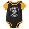 MLB Pittsburgh Pirates Infant Boys' 3pk Bodysuit - 4 of 4