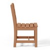 WestinTrends Ashore Outdoor HDPE Patio Classic Armless Dining Side Chair, Gray - 4 of 4