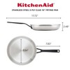 KitchenAid 10" 5-Ply Clad Stainless Steel Induction Frying Pan Silver: Dishwasher-Safe, Gas & Electric Compatible Skillet - 2 of 4