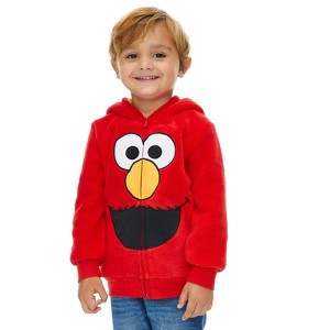 Sesame Street Fleece Zip Up Hoodie Toddler - 1 of 4