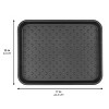 iDESIGN Plastic Under Sink Mat Tray for Kitchen Cabinet Black: Kitchen Storage Organizer, 17x13, Hand Washable - 3 of 4