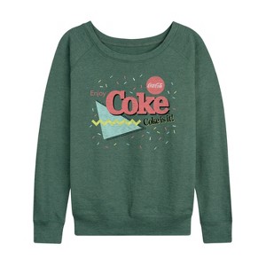 Women's - Coca-Cola - 90's Retro Style Lightweight French Terry Slouchy - 1 of 4