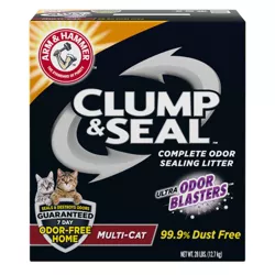 Arm & Hammer Clump & Seal Odor Sealing Litter, Multi-Cat - 28lbs
