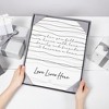 Pavilion Gift Company - Love Lives Here - 12" x 15" Embroidered Plaque - Wall Sign Panels - 4 of 4