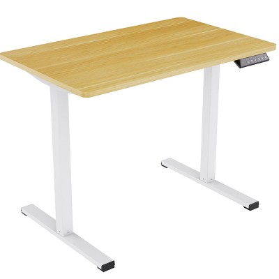 FURNIinspire Desks Adjustable Height Standing Desk Sit Stand Up Workstation Whole Piece for Home Office, Multicolored, 31.5"*19.69"*28.74"