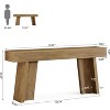 Tribesigns 70.9-Inch Long Console Table, Farmhouse Narrow Entryway Table Behind The Couch for Living Room, Hallway, Entrance, Foyer - 2 of 4