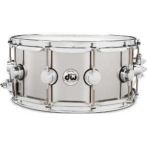 DW Collector's Series Stainless Steel Snare Drum - 1 of 1