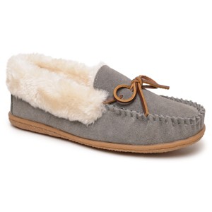 Minnetonka Women's Camp Collar Moc Moccasin Slippers - 1 of 4