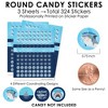 Big Dot of Happiness Shark Zone - Jawsome Shark Party or Birthday Party Small Round Candy Stickers - Party Favor Labels - 324 Count - 3 of 4