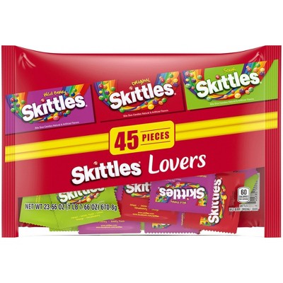 Skittles Lovers Halloween Candy Variety Pack - 23.66oz/45ct