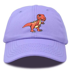 Dalix T-Rex Embroidered Cotton Dad Hat Adjustable Baseball Cap Mens - 1 of 4