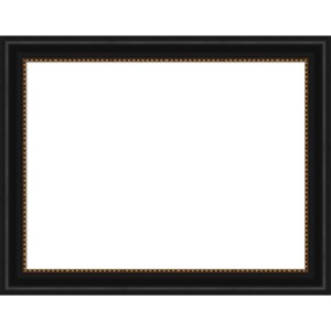 Amanti Art 22"x28" Manhattan Black Framed Magnetic Dry Erase Board - 1 of 4
