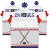 Big Dot of Happiness Shoots and Scores - Hockey - Treat Box Party Favors - Baby Shower or Birthday Party Goodie Gable Boxes - Set of 12 - 2 of 4
