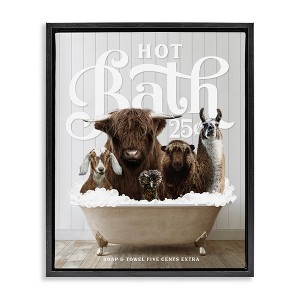 Stupell Industries Farm Animals in Bath, 17" x 21" - 1 of 4