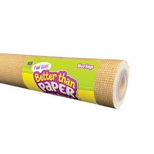 Teacher Created Resources® Fun Size Better Than Paper® Bulletin Board Roll, 18" x 12', Burlap - 1 of 3