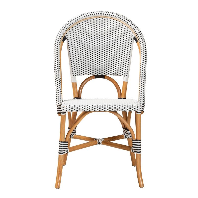 2pc Genica Weaving and Rattan Dining Chair Set Natural/Brown - bali &#38; pari, 4 of 12