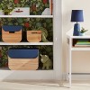 Natural Wood Rectangular Storage with Lid Navy - Pillowfort™ - image 2 of 3