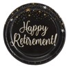 Blue Panda 144 Pieces Happy Retirement Decorations for Party Supplies with Disposable Dinnerware Set, Napkins, Paper Plates, Cups, Cutlery, 24 Guests - 4 of 4