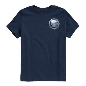 Boys' - Marvel - Black Panther Circle Logo Short Sleeve Graphic T-Shirt - 1 of 4