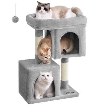 Feandrea 33.1″ H Cat Tree Cat Tower, L, Cat Condo For Large Cats