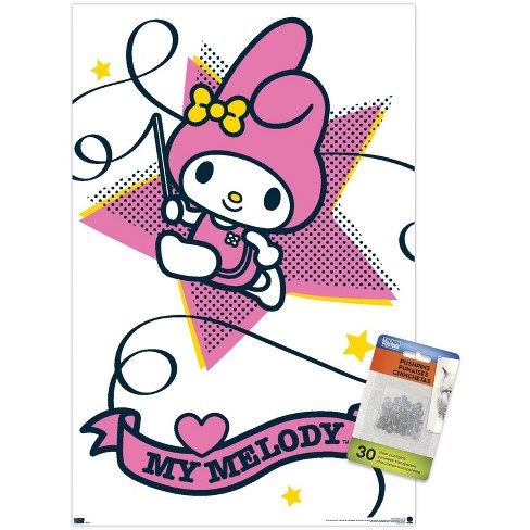 Trends International Hello Kitty and Friends: 21 Sports - My Melody Rhythmic Gymnastics Unframed Wall Poster Prints - image 1 of 4