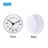 Unique Bargains Waterproof Decorative Silent Quartz Suction Cup Mini Cute Shower Clocks 2 Pcs - 3 of 4