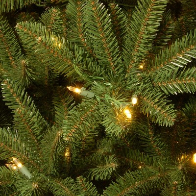 7.5' Green Fir Artificial Christmas Tree with Clear Lights