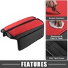 Unique Bargains Center Console Armrest Pad Arm Rest Cover for Nissan Rogue 21-23 2 Pcs - 3 of 4