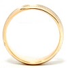 Pompeii3 Mens White & Yellow Gold Two Tone Wedding Ring Band 14K - 2 of 4