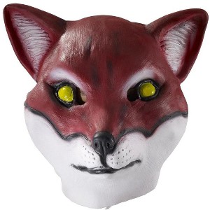 Forum Novelties Deluxe Latex Animal Mask Adult: Red Fox - 1 of 1