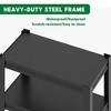 31.5 Inch H Black Adjustable 3-Tier Metal Fish Tank Rack Shelf Storage Shelf for Living Room Office - 4 of 4