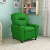 Emma and Oliver Contemporary Kids Recliner with Cup Holder - 2 of 4