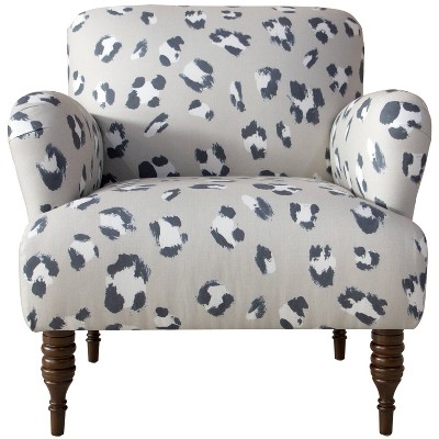 Skyline Furniture Ezra Accent Chair In Patterns Brush Leopard Spot