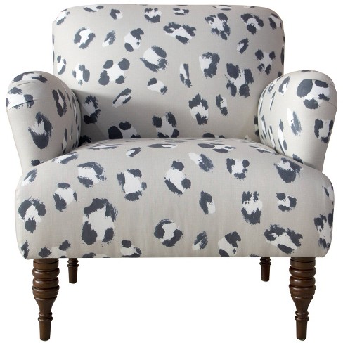 Skyline Furniture Ezra Accent Chair In Patterns Brush Leopard Spot