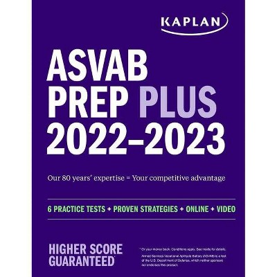 ASVAB Prep Plus 2022-2023 - (Kaplan Test Prep) by  Kaplan Test Prep (Paperback)