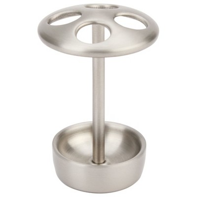 The Lakeside Collection Stainless Steel Bathroom Essentials - Toothbrush Stand